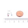 Buy cheap Newest piercing nose stud candy color crystal nose ring nose stud stainless steel piercing jewelry from wholesalers