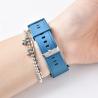 Buy cheap Custom Women Men Sport Silicone Watch Strap , 22mm Smart Watch Band Blue from wholesalers