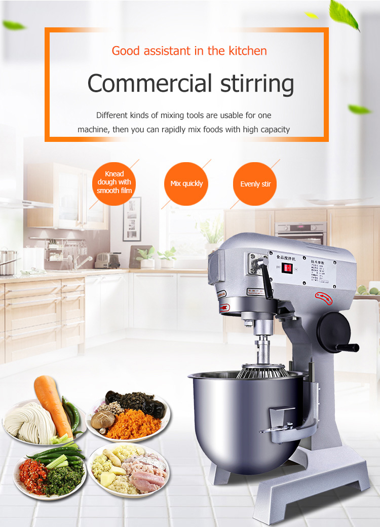 Electric 65kg Stainless Steel Spiral Parts Cake Dough Mixer Machine for Your Benefit