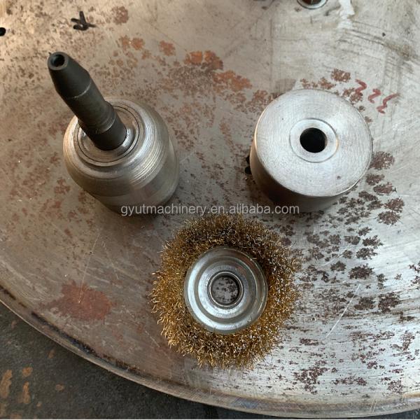 Automatic Grade Automatic Brass Wire Wheel Brush Threading Machine for Industrial