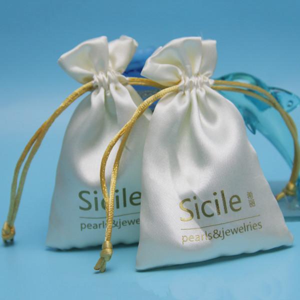 Buy cheap Lavender Scented Sachet Satin Fabric Packaging Drawstring Bag from wholesalers