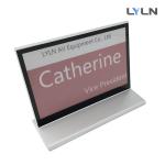 PVC Material Smart Digital Nameplate , 7.5 Inch Screen Table Name Plate