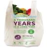 Buy cheap 100%Biodegradable and Compostable T-Shirt Bags/Vest Carrier PE Plastic resuable shopping bag, T-shirt Shopping Bag/ Comp from wholesalers