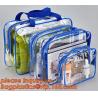 Buy cheap waterproof hanging toiletry bag for travel, Vinyl Transparent PVC Cosmetic Bag /Clear Toiletry Bag/PVC Travel Makeup Bag from wholesalers