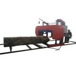 large size heavy duty automatic hard wood horizontal band saw mill machine upto