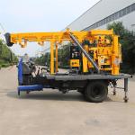 Hydraulic Water Well Borehole Core Drill Equipment Trailer Mounted 200m