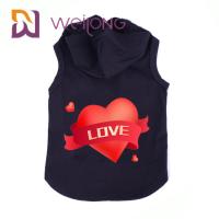 Buy cheap Autumn Sleeveless Cat Dog Printed Pet Hoodie Dog And Cat Clothes product