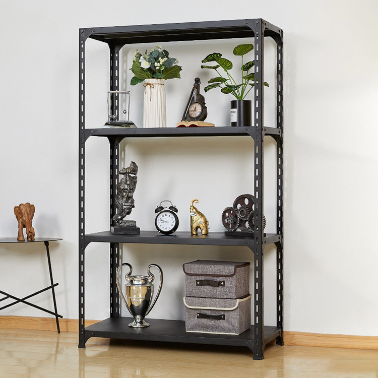 Light Duty Warehouse Storage Shelf Steel Metal Boltless Rack Garage Adjustable Shelves