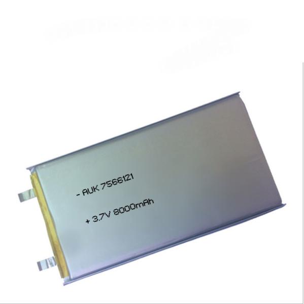 Buy cheap 3.7V 8000mAh LiPo Battery Rechargeable 7566121 Battery Explosion Proof from wholesalers