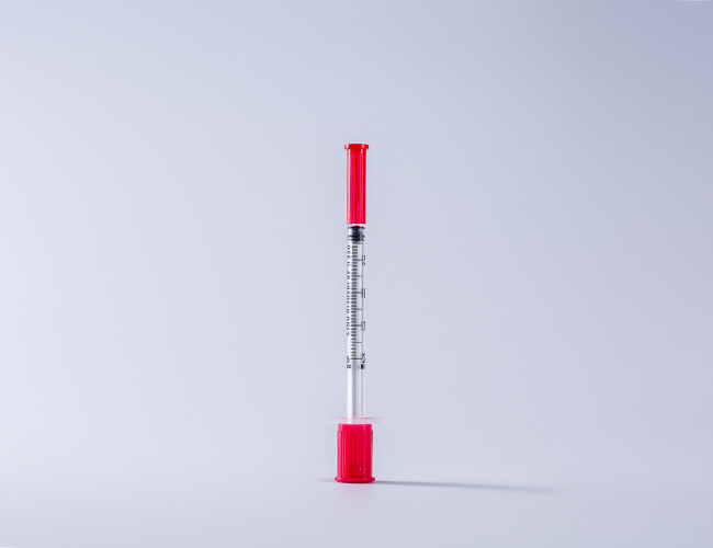 Retractable Needle Disposable Safety Insulin Syringes For Healthcare Industry