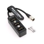 Hirose 4 Pin Male To 3 Port D Tap Female Splitter Power Cable For ARRI Amira BP