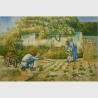 Buy cheap Post impressionism Vincent Van Gogh Oil Paintings Father Daughter Replicated on Canvas from wholesalers