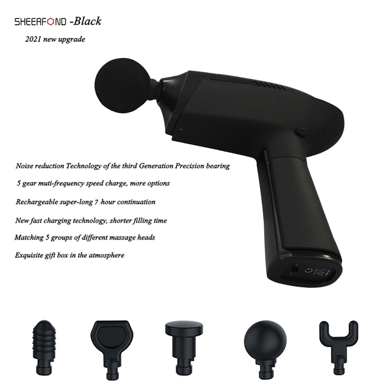 45db Noise Handheld Deep Tissue Massager , Electric Muscle Massage Gun ODM OEM