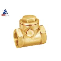 Buy cheap ISO228 BS2779 Brass Swing Check Valve Thread Female X Female product