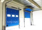 40mm Width Insulated Mental Industrial Sectional Doors Outside Application