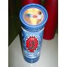Buy cheap OEM Round Kraft Paper Tube Tea Packaging CMYK Biodegradable Cardboard Navy from wholesalers