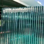 Custom Sized Large Bent Curved Glass Plate 3mm-19mm Bent Toughened Glass 36͡00mm