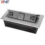 ODM Aluminum Alloy Desktop Pop Up Power Outlet For Hotel Rooms