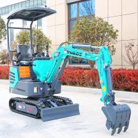 Buy cheap Green 1.2t Diesel Mini Excavator Equipment Earth Moving Machinery product