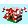 Buy cheap Outdoor Merry Christmas Inflatable Bounce house Dry Slide With Air Blower from wholesalers