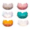 Buy cheap Hand Made Flower Shape Solid Color Glass Bowl from wholesalers