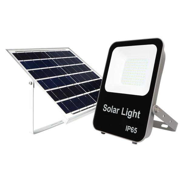 Buy cheap Aluminum Housing 150W Solar Outdoor Flood Lights High Brightness With Remote Control from wholesalers