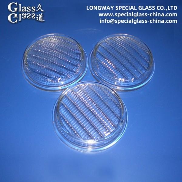 Buy cheap Transparent Textured Soda Lime Glass Light Cover For Diffuse Light from wholesalers
