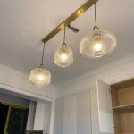 Mid century pendant light retro design glass lampRestaurant Hotel Simple
