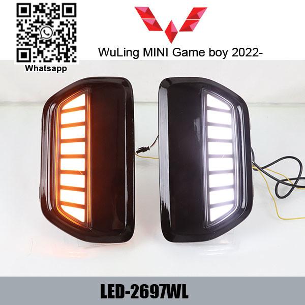 Buy cheap WuLing MINI Game boy 2022 Car DRL LED Daytime Running Lights led aftermarket from wholesalers
