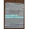 Buy cheap biodegradable Customized Poly Plastic Drawstring Hotel Laundry Bag, Hotel packaging clothes for laundry plastic bag from wholesalers