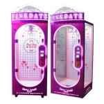 50KG Customized Black Pink Date Arcade Coin Operated Games Claw Machine Prize