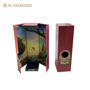 Wholesale Custom Elegant Whisky Wine Box Double Door Magnet Cardboard Wine Gift Box Packaging With Logo from china suppliers