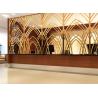 Buy cheap Gold Mirror 304 Stainless Steel Partition Metal Folding Room Divider from wholesalers