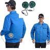 Buy cheap Construction Worker Fan Cooled Jacket Sun Proof diameter 106mm with two holes from wholesalers