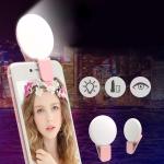 Mini Portable Selfie Beauty Fill Light Phone Clip USB Recharge Three Brightness