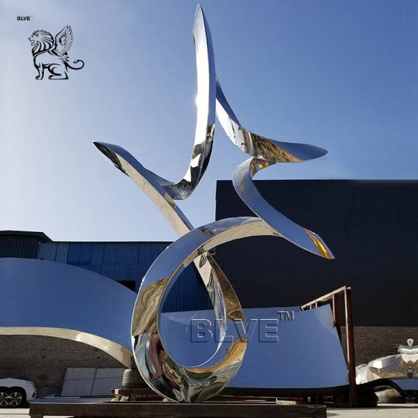 Buy cheap BLVE Large Stainless Steel Abstract Sculpture Metal Big Statue Modern Art Outdoor Garden Decoration from wholesalers
