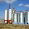Buy cheap Wheat Storage Silos Galvanized Steel Grain Feed Bin Flat Bottom 3.5mm Steel Thick from wholesalers
