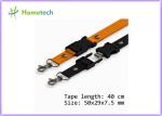 Metal USB 3.0 Lanyard USB Flash Drives with Wooden , Keychain Flash Drive