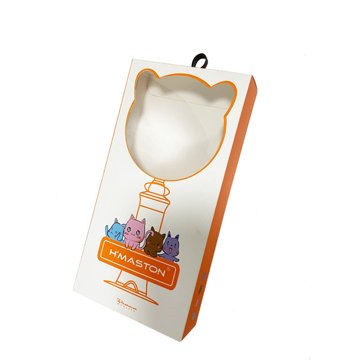 Glossy Lamination 350gsm Paper Phone Case Packaging Box