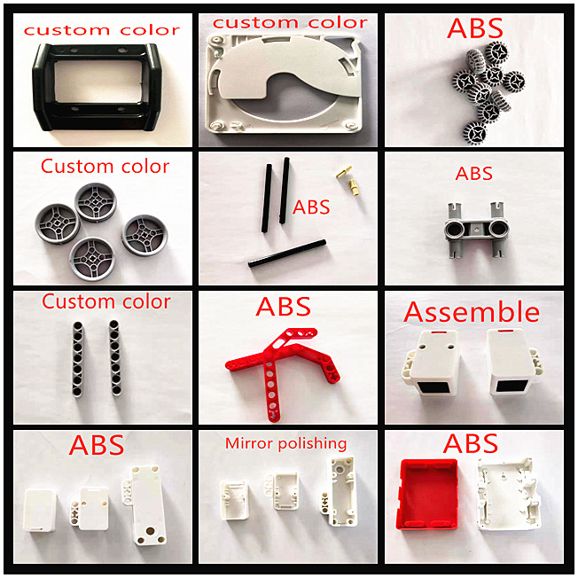 Custom Design Plastic Products Injection Molded Plastic Parts Plastic Modling Type Mould Processing Service Moulding