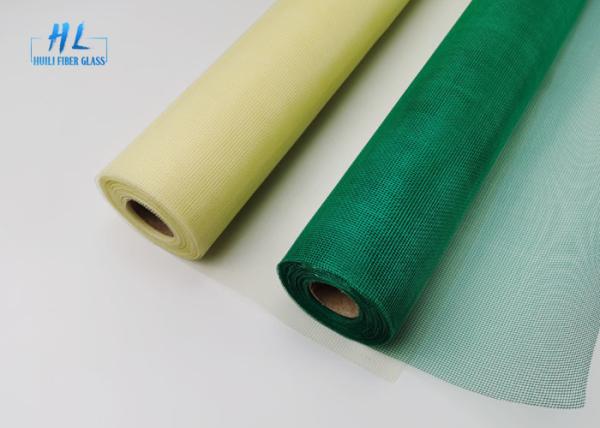 Buy cheap 18*16 1.8m*30m Fiberglass Screen Roll , Door Mosquito Screen Green Insect Proof from wholesalers