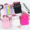Buy cheap Fidget Push Bubbles Toy Rainbow Unicorn Coin Purse Wallet Ladies Silica Crossbody Bag from wholesalers