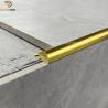 Buy cheap 10x2500mm Aluminium Tile Trim High Gloss Gold Marble Bullnose External from wholesalers