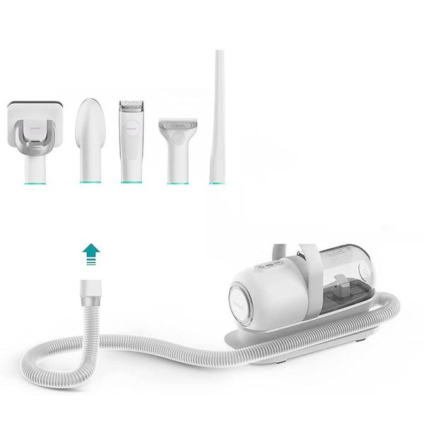 Buy cheap Plastic 5-in-1 Pet Grooming Kit Innovative Pet Hair Clipper Vacuum Cleaner for Dogs from wholesalers