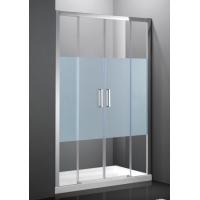 Buy cheap Glass Bathroom Shower Room， Folding Shower Screen With Aluminum Frame product