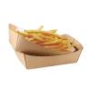 Buy cheap Disposable Kraft Paper Food Tray Boat Basket Take Away Box For Restaurant, Fast Food from wholesalers