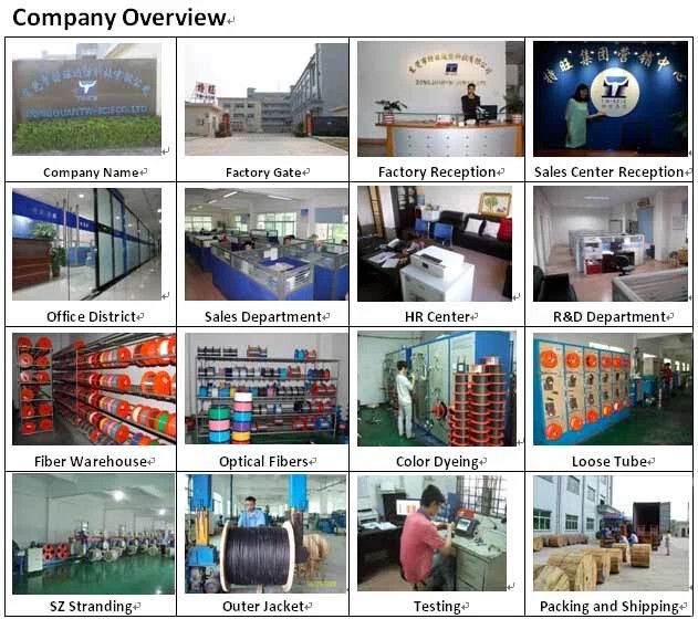 Outdoor Aerial Loose Tube Fiber Optic Cable GYTA Aluminum Wire Armoured Cable