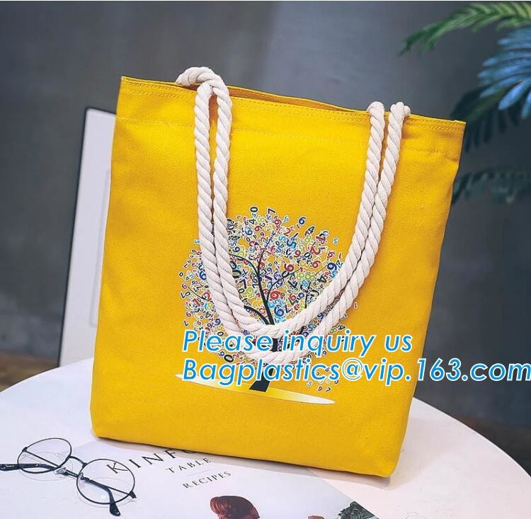 Reusable Long Handle Cotton Net Produce Bag , Cotton Net Shopping Bags For Vegetables