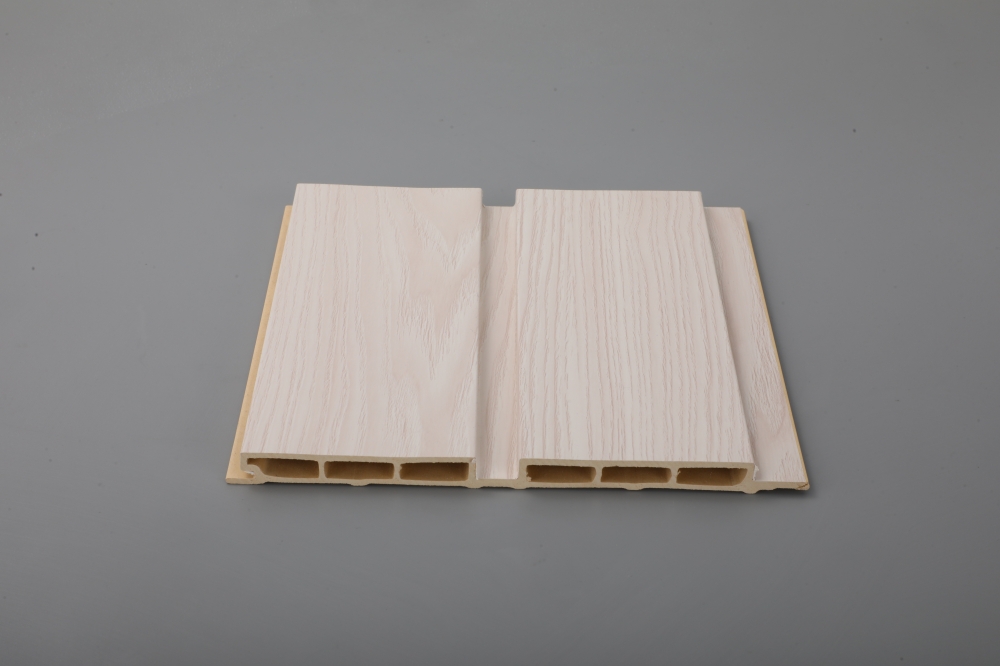 ECO-Friendly WPC Laminated Fluted Flat Wall Solid Panel for Indoor Interior Decoration