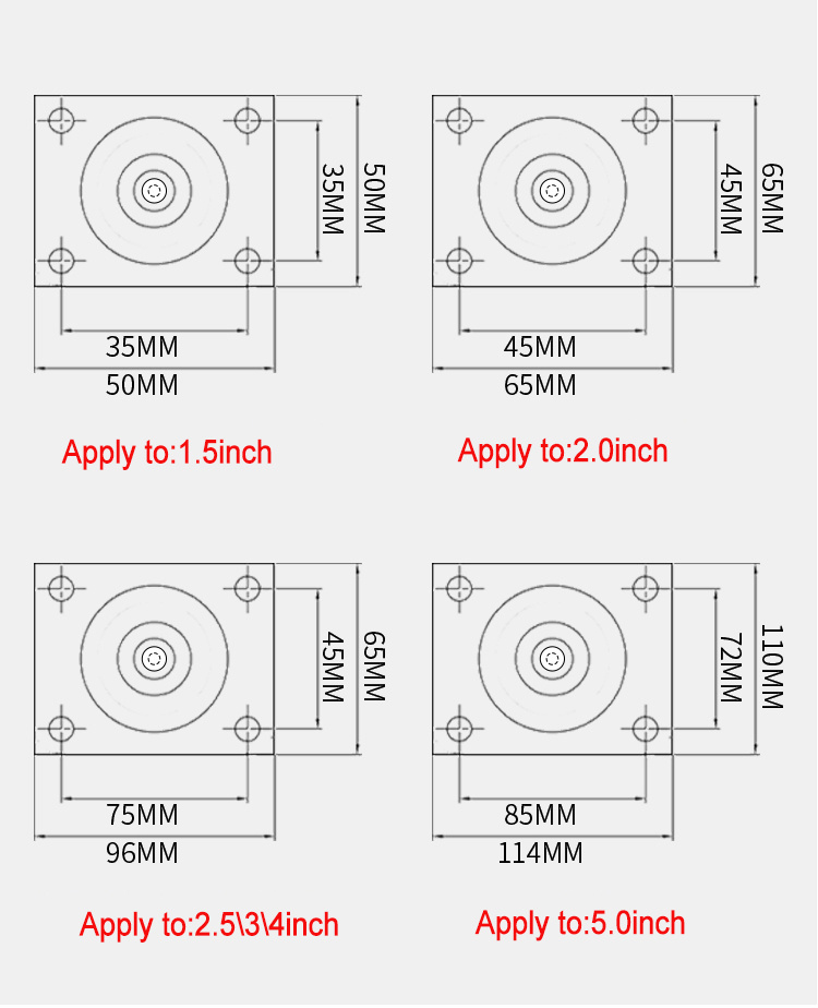 Factory Produces Antique Height Adjustable Caster and Scaffold Caster Wheel with Brake